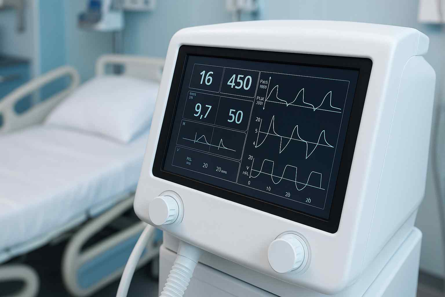 呼吸機場景的LCD液晶顯示屏規格參數方案